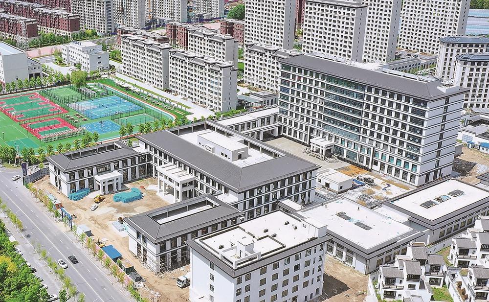 通化市东昌区人民医院异地新建项目建设现场。庄新岩 摄
