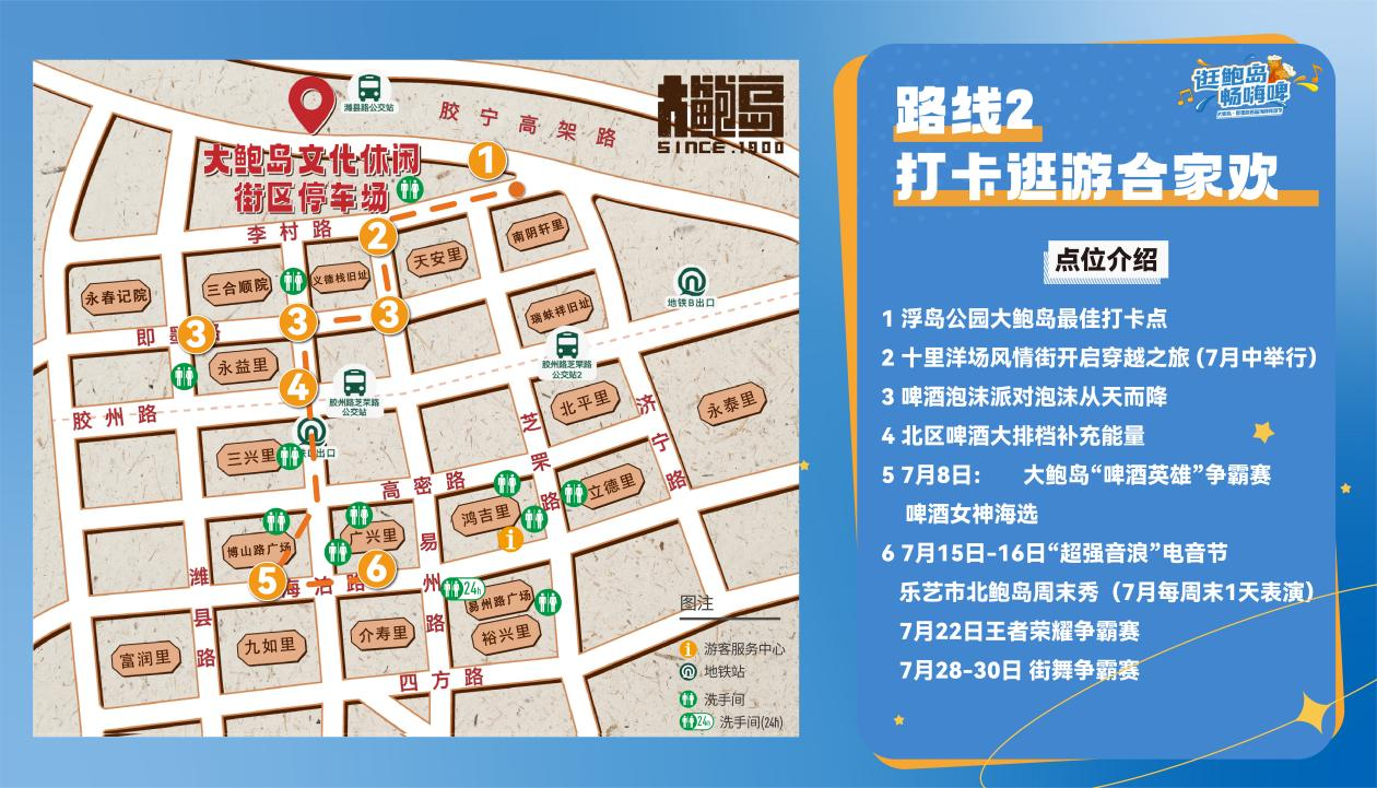 畅饮or逛游？大鲍岛·即墨路首届海鲜啤酒节打卡路线任你选