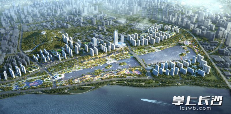 黑石铺城市更新片区项目效果图。  资料图片