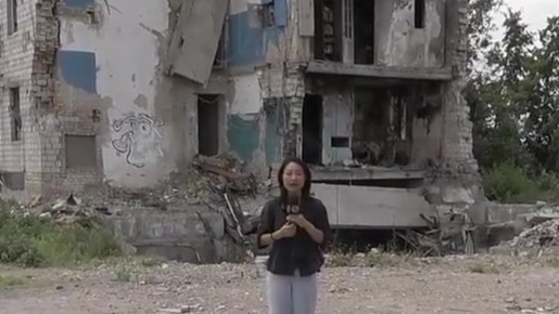 凤凰记者访乌克兰居民2022年2月24日被毁住宅