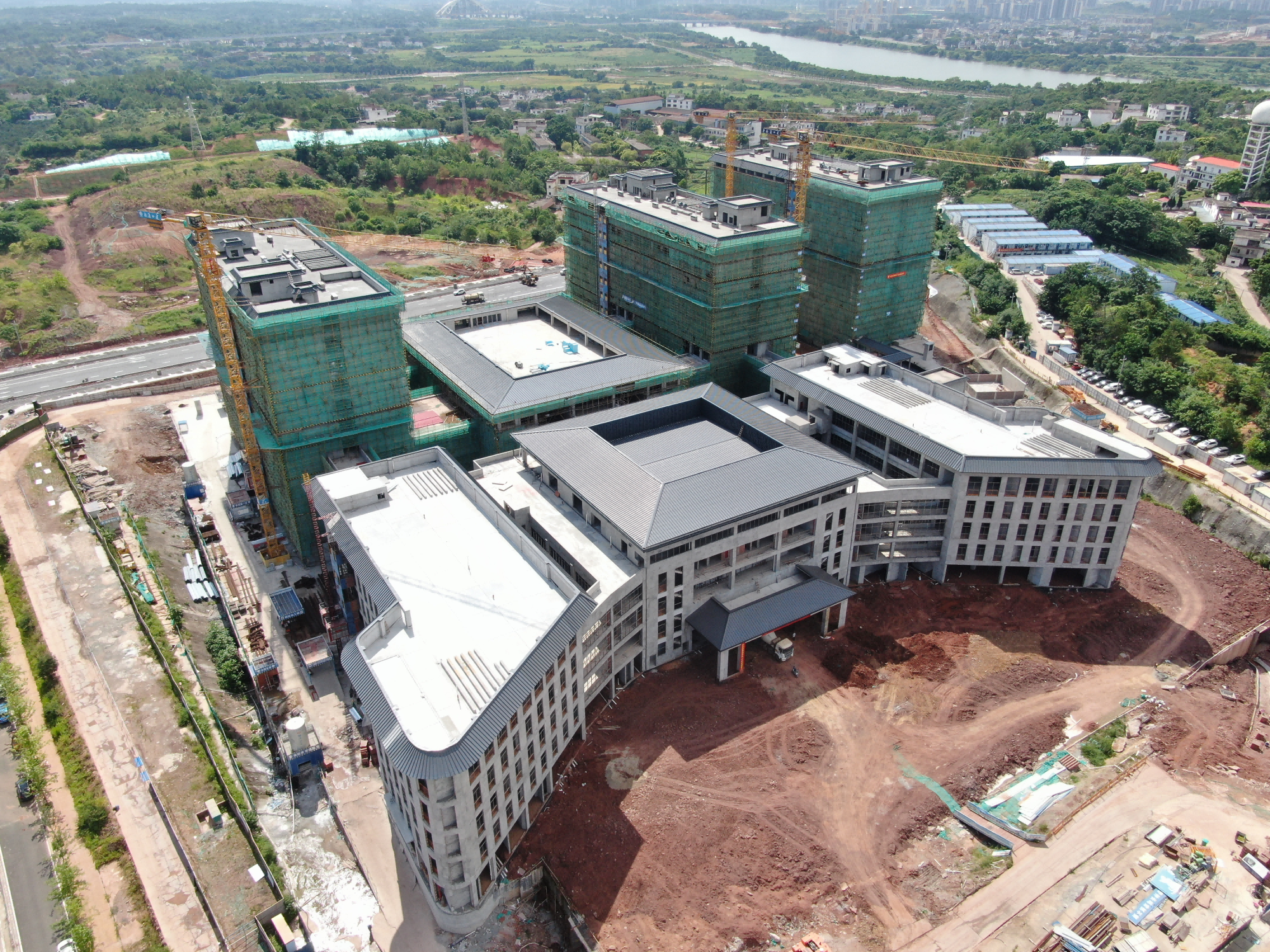 市中医院新院项目建设工地