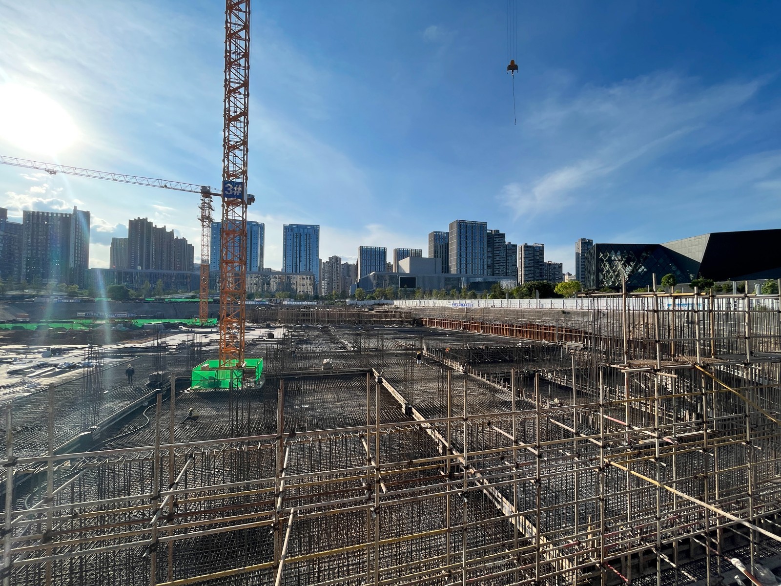 三馆一书城项目建设工地