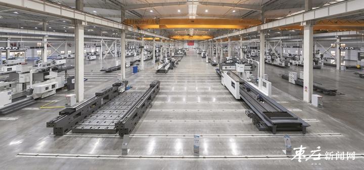 山东威达重工股份有限公司重型高端数控机床制造车间