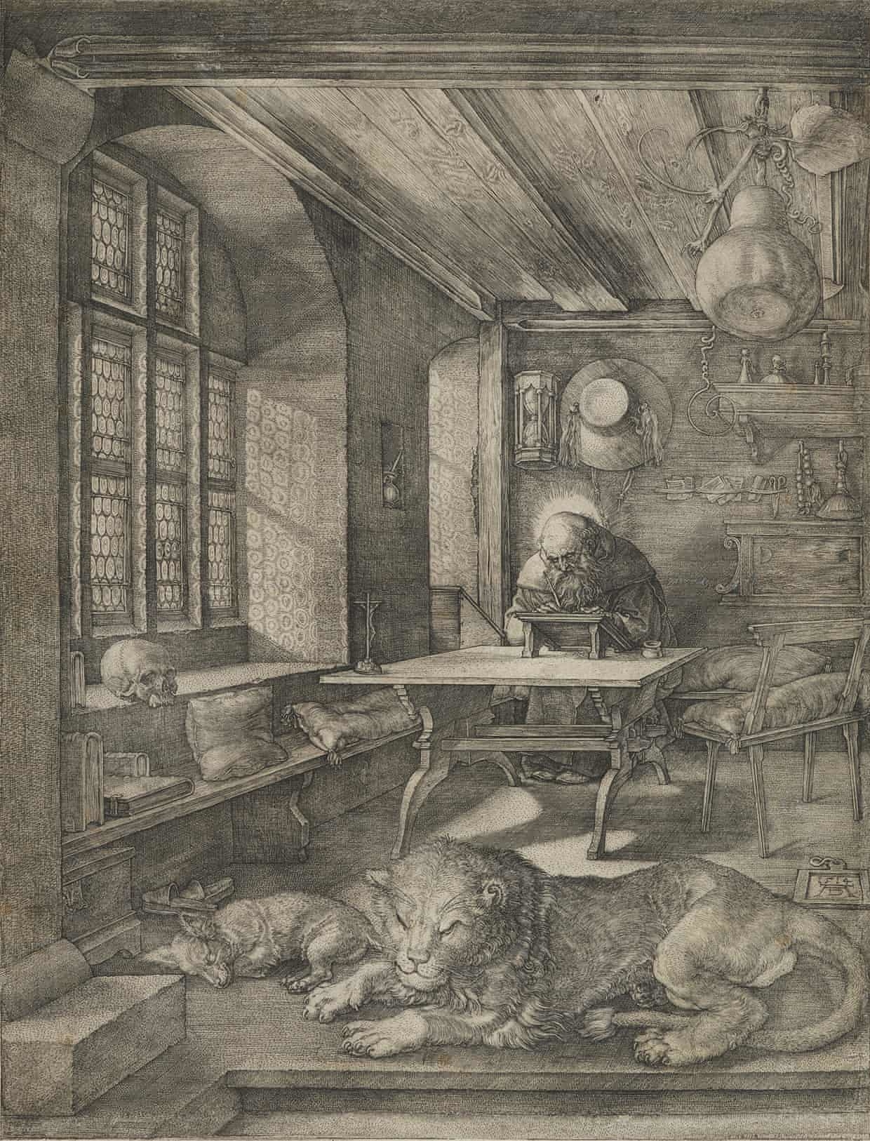 丢勒，《圣·杰罗姆在书房中》，1514 年