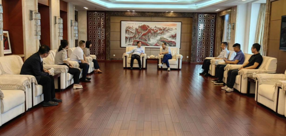 中国进出口银行河北省分行党委书记梅建平一行赴沧州市重点企业考察调研