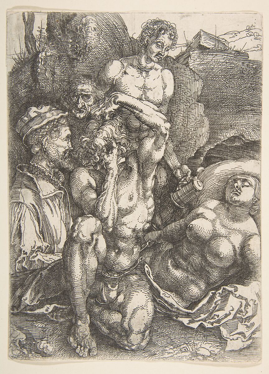 丢勒，《绝望的男人》，约1515