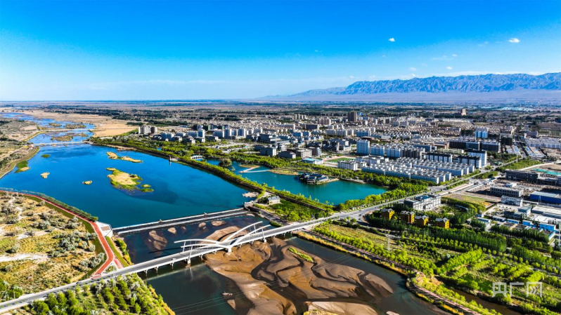 高台县全貌(央广网发 高台县委宣传部 供图)