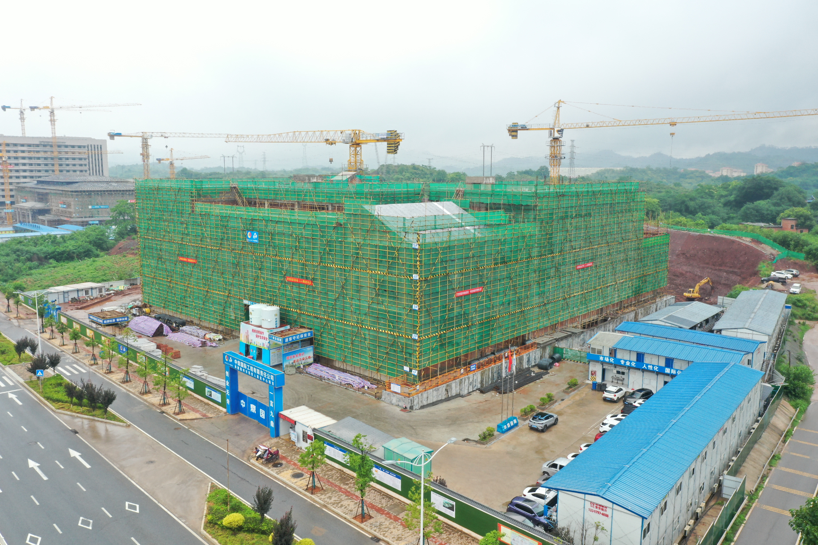 赣州市残疾人康复中心建设项目建设工地