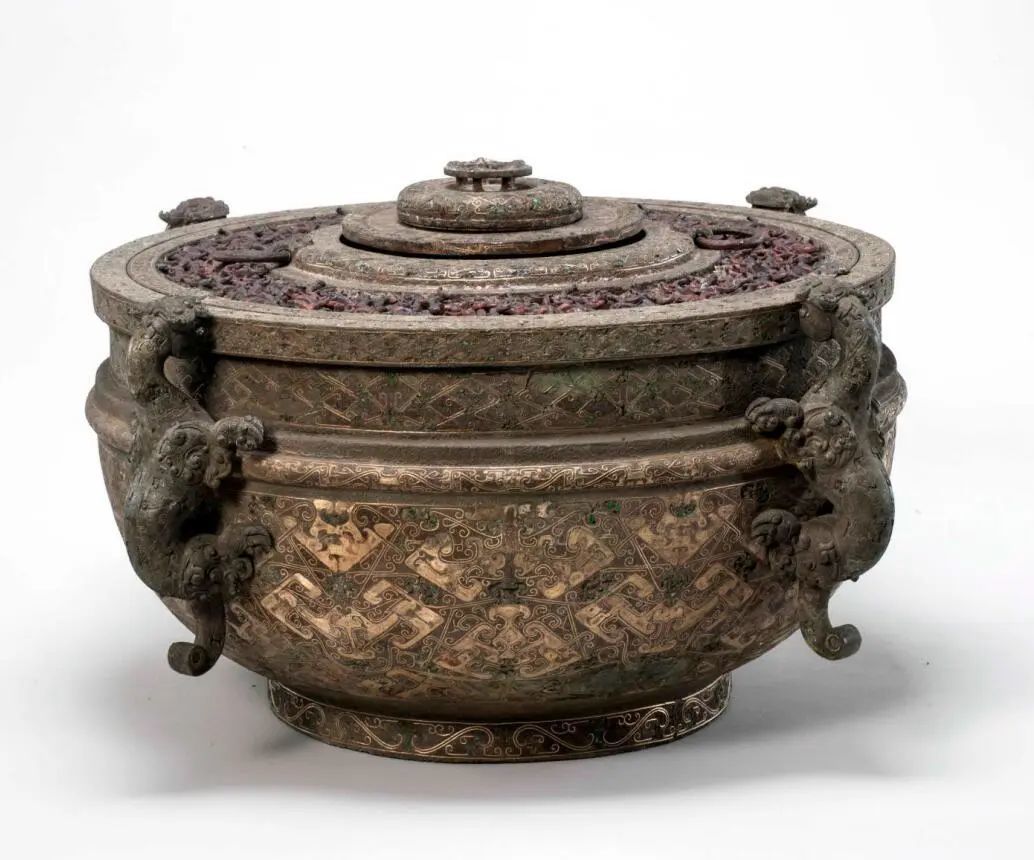 曾侯丙错金云纹鉴