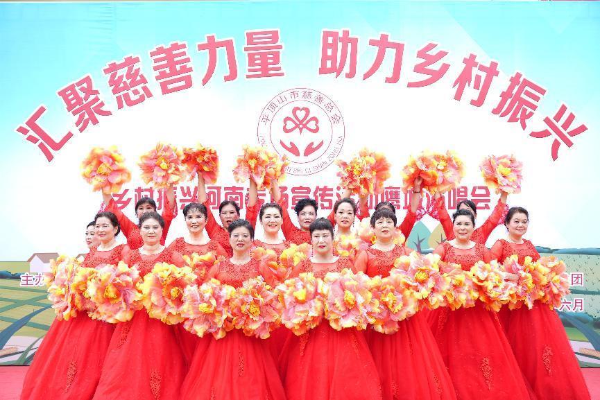 平顶山市慈善总会举办2023年乡村振兴河南专场活动鹰城演唱会