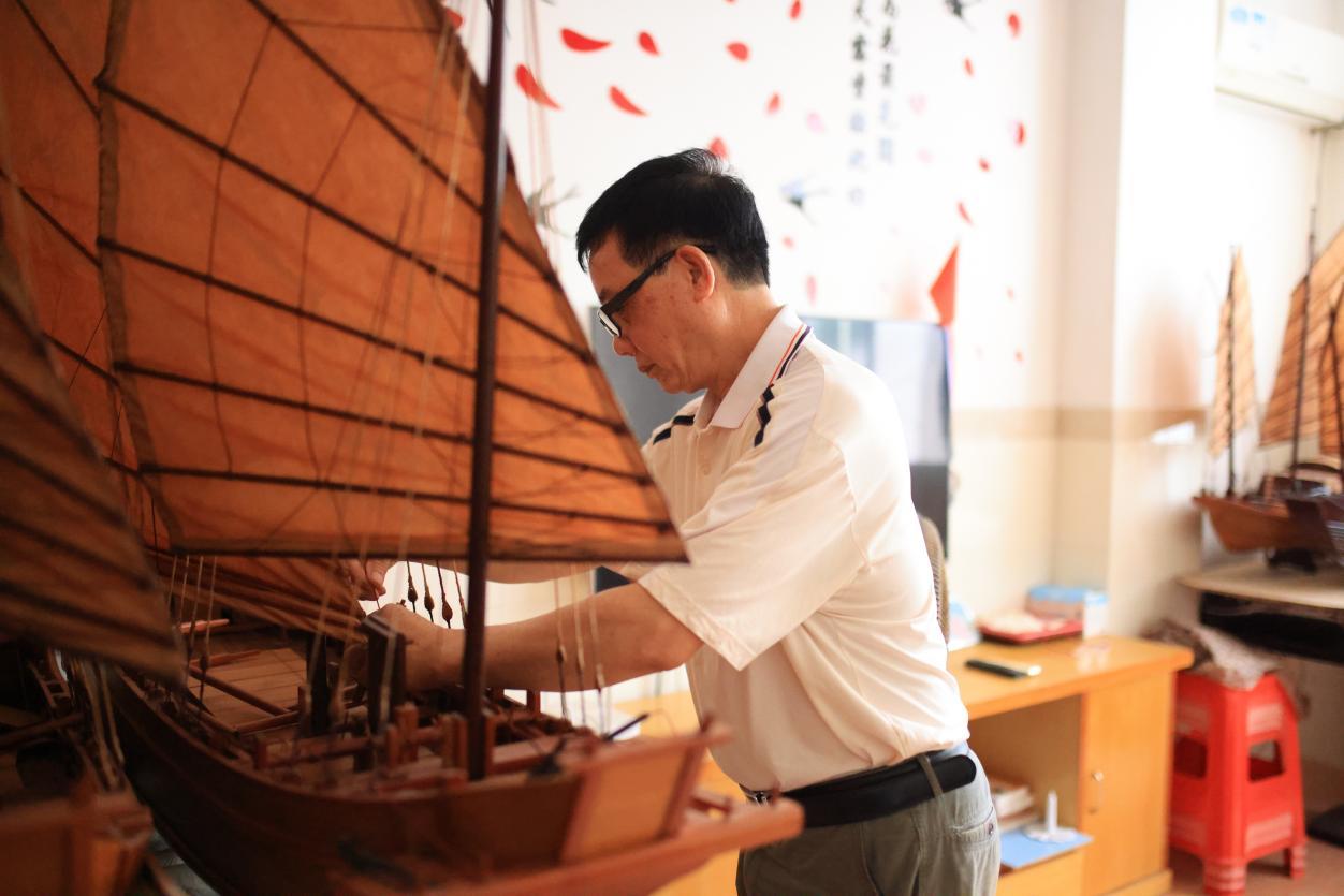 广东海洋大学实践团队探秘闸坡蔡家船模技艺_凤凰网商业_凤凰网