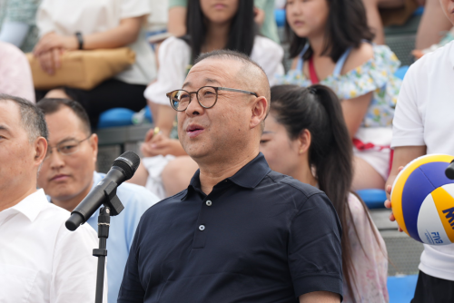 商洛市委副书记,市长王青峰宣布商州·2023全国沙滩排球锦标赛开赛