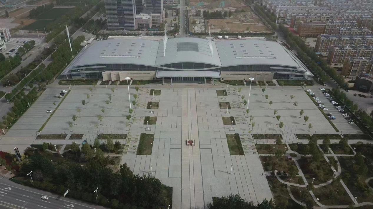 （邹城国际会展中心鸟瞰图）