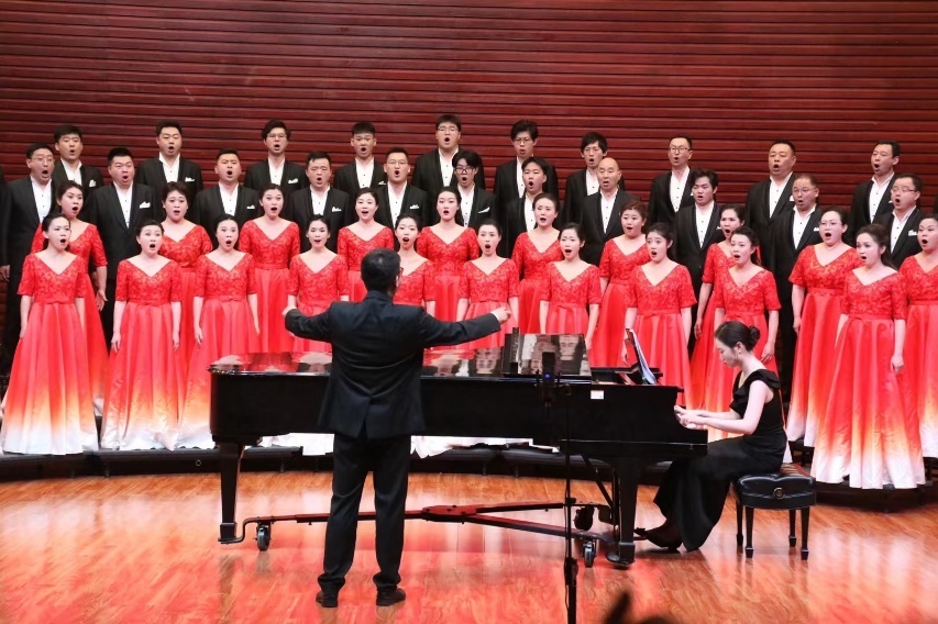 合唱节比赛现场