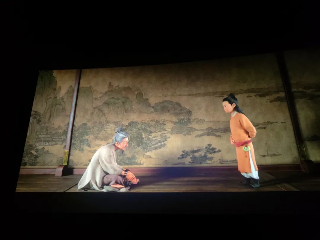 高适手下与李白对话背景图中的庐山元素