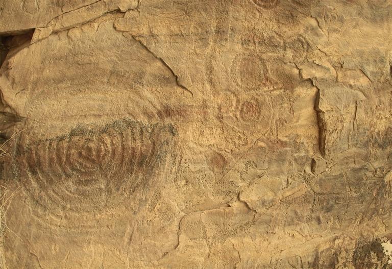 天象图 黄崖沟岩画