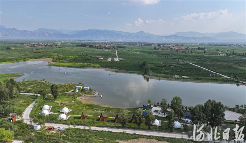 7月19日，张家口市蔚县白乐镇月牙湖景区。