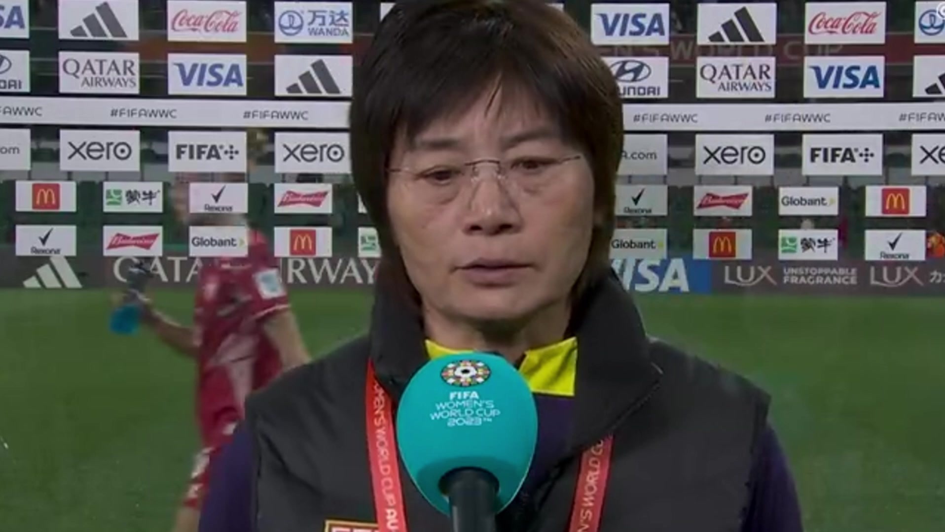 水庆霞谈落泪：能够站在世界杯舞台上，作为中国人很自豪