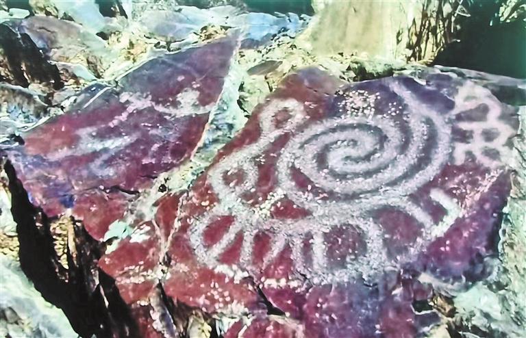 符号 彭家峡岩画