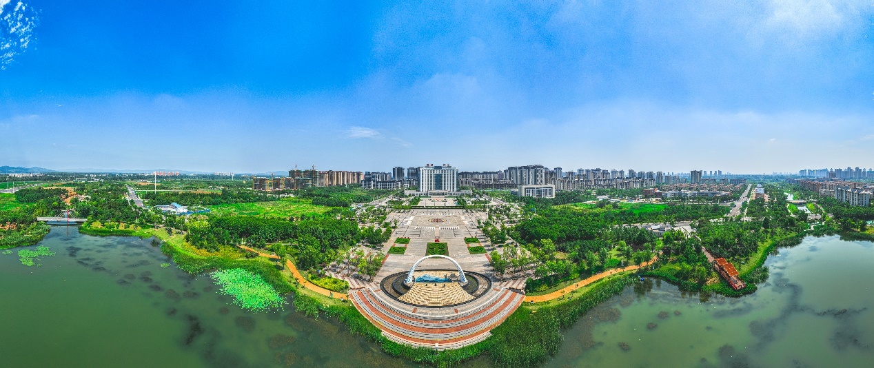 俯瞰滁州市琅琊新区。赵辰摄