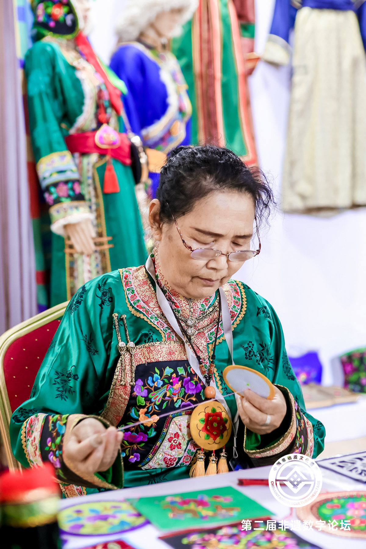 扎鲁特旗非遗馆展示现场