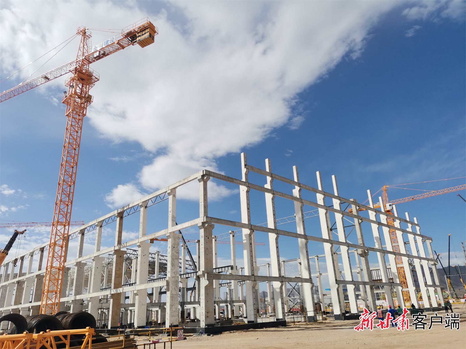 40万吨/年智能铜电解项目建设现场