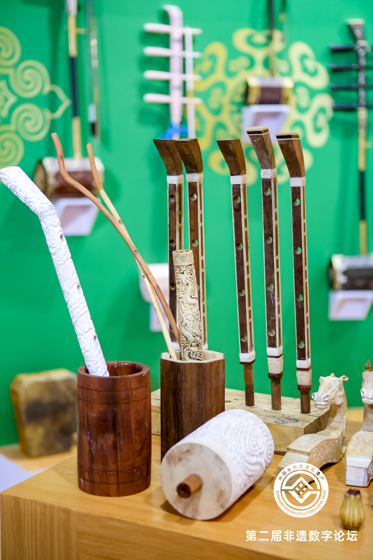 扎鲁特旗非遗馆展示现场