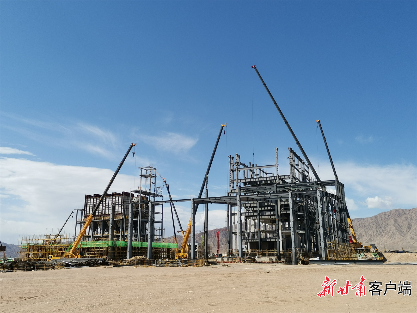 铜冶炼工艺技术提升项目建设现场