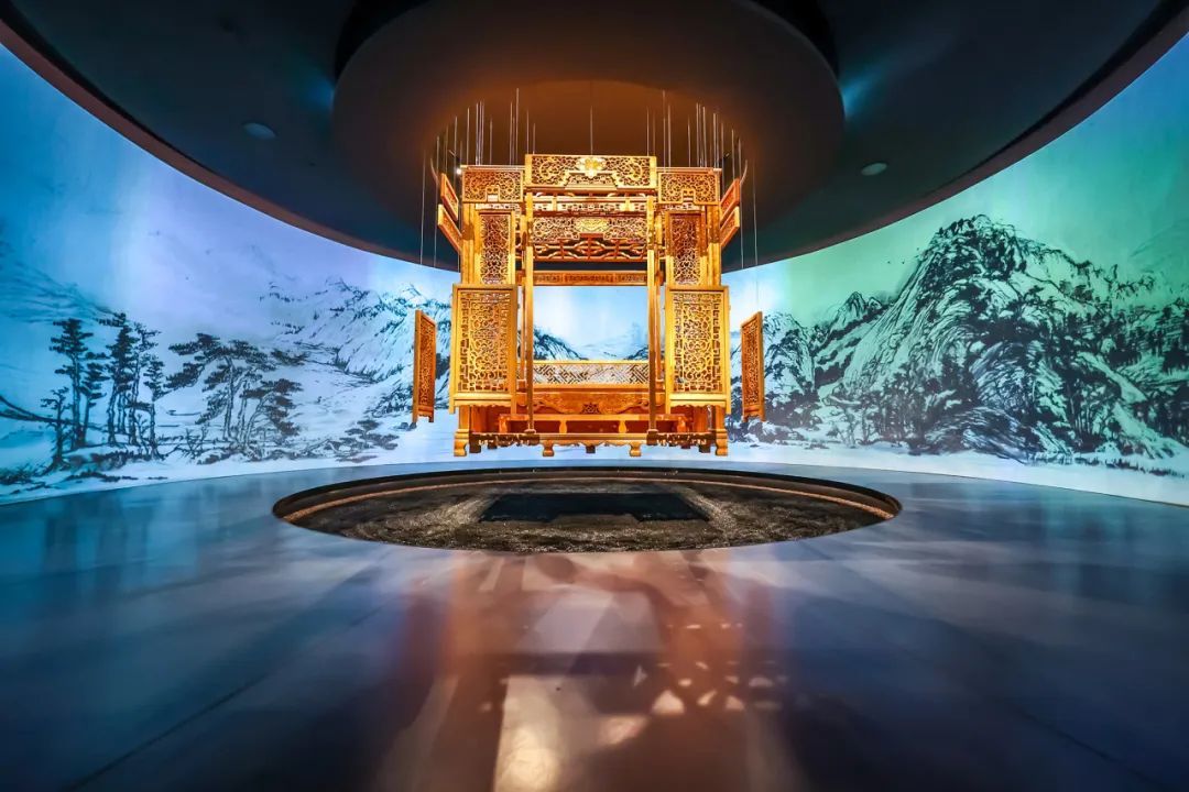 3D打印的中国古代拔步床,慕思睡眠博物馆馆藏