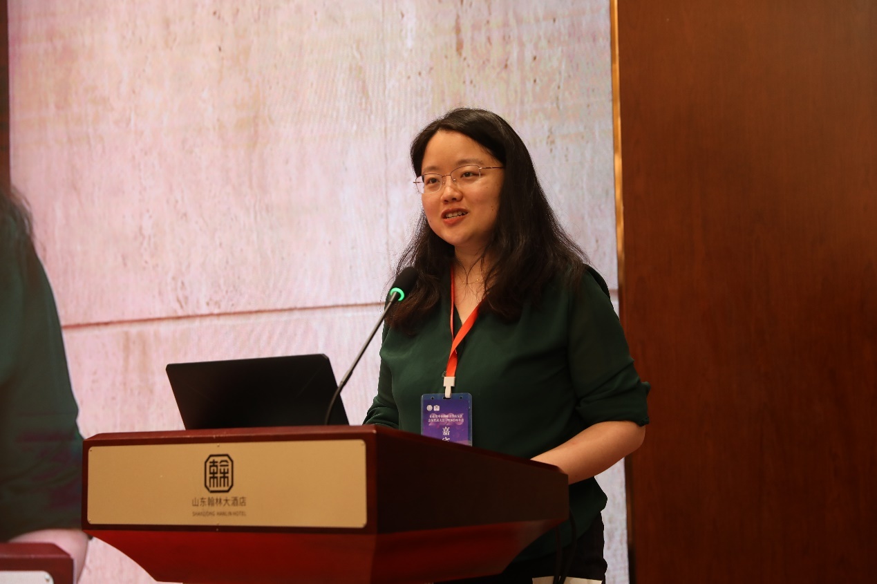 中国传媒大学国内交流与合作处副处长周君致辞