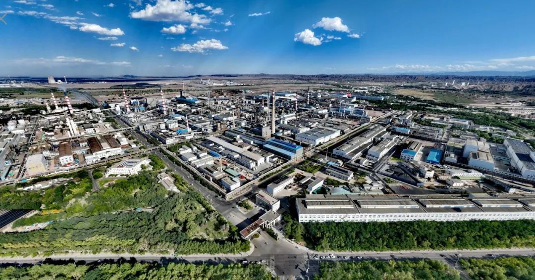 金川集团厂区鸟瞰 张俊成 摄
