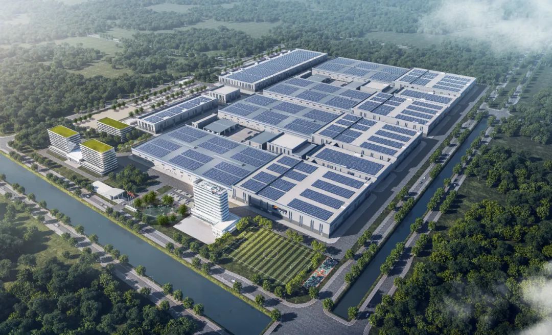 星源材质华南新能源材料产业基地规划效果图。