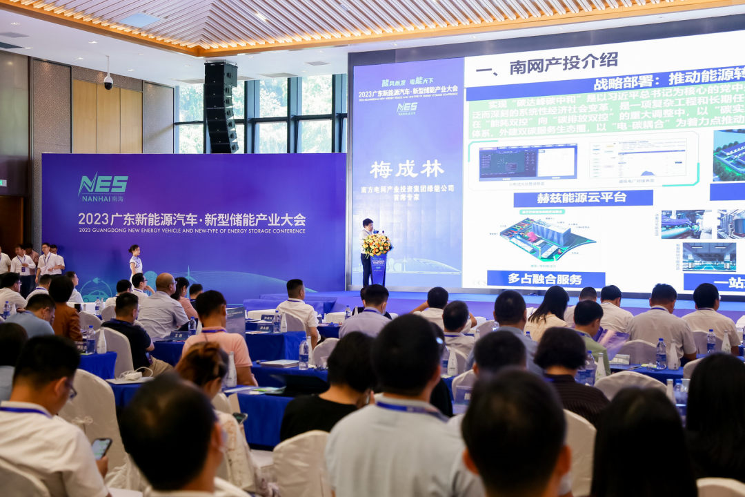 南方电网产业投资集团绿能公司首席专家梅成林进行分享。