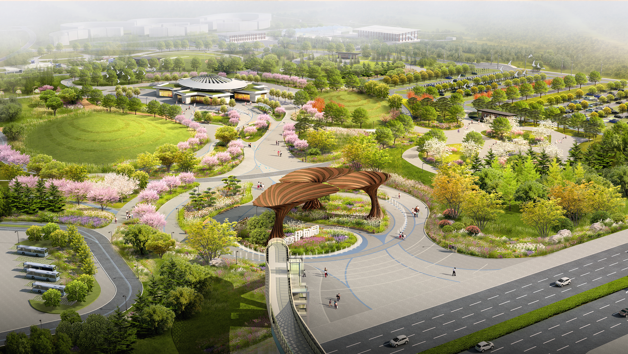 预计2024年6月完工！青岛东方伊甸园配套工程（一期）项目全速推进