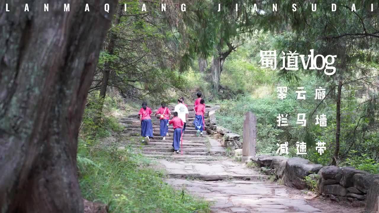 Vlog｜探访“天下第一古道”拦马墙：蜀道交通活化石