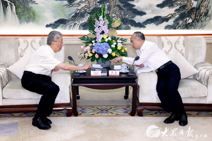 林武会见诺贝尔物理学奖获得者丁肇中凤凰网山东_凤凰网
