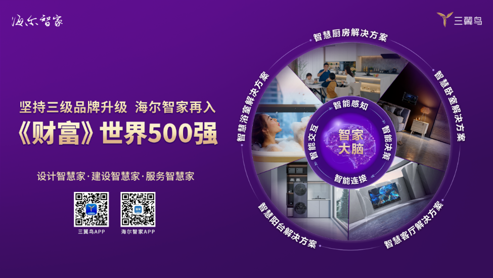 坚持三级品牌升级,海尔智家再入《财富》世界500强_凤凰网