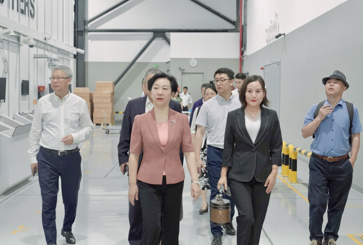 胡雪梅考察迪拜硅谷数字产业园联合国际公司