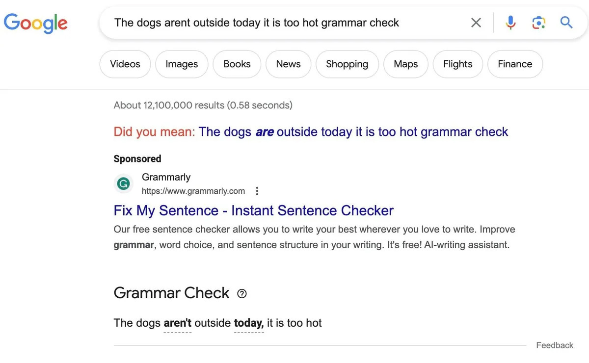 谷歌上线AI语法检测工具，助力用户写作措辞技巧
