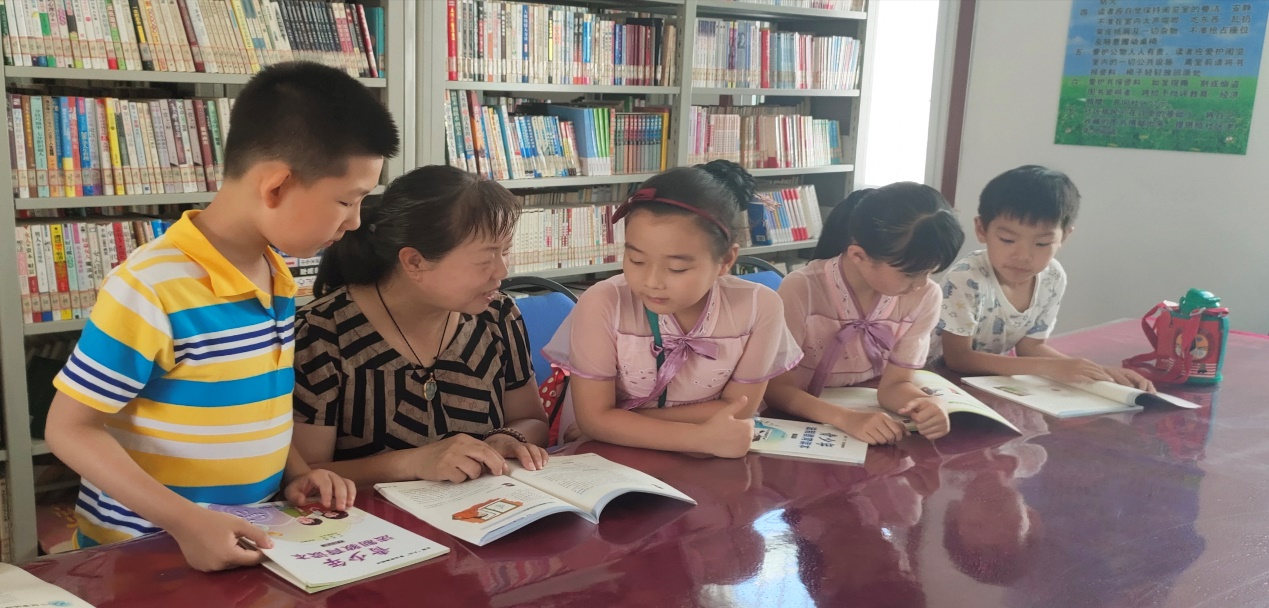 市北区登州路街道社工站开展绘声绘色 共“童”成长——儿童暑假阅读活动
