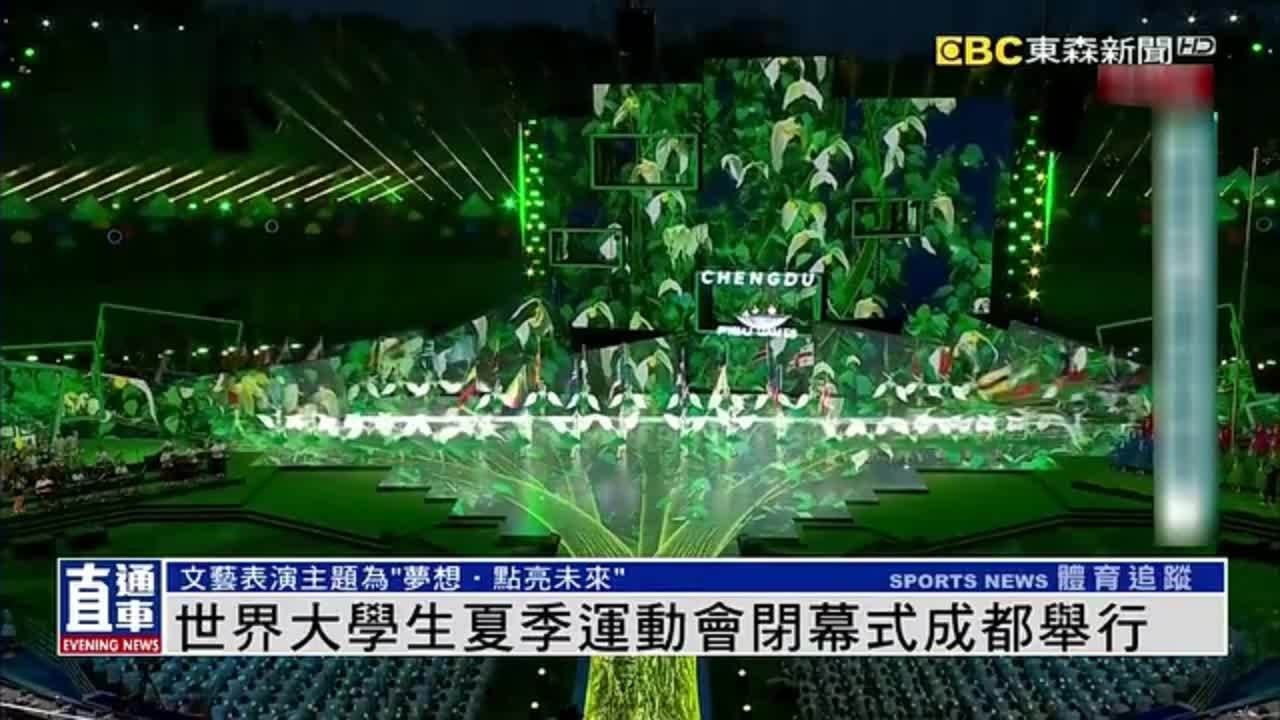 世界大学生夏季运动会闭幕式成都举行