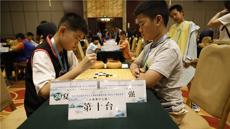 2023年全国中小学生五子棋锦标赛在新泰开赛