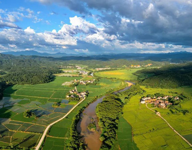 金溪县：山环水绕 秀美田园