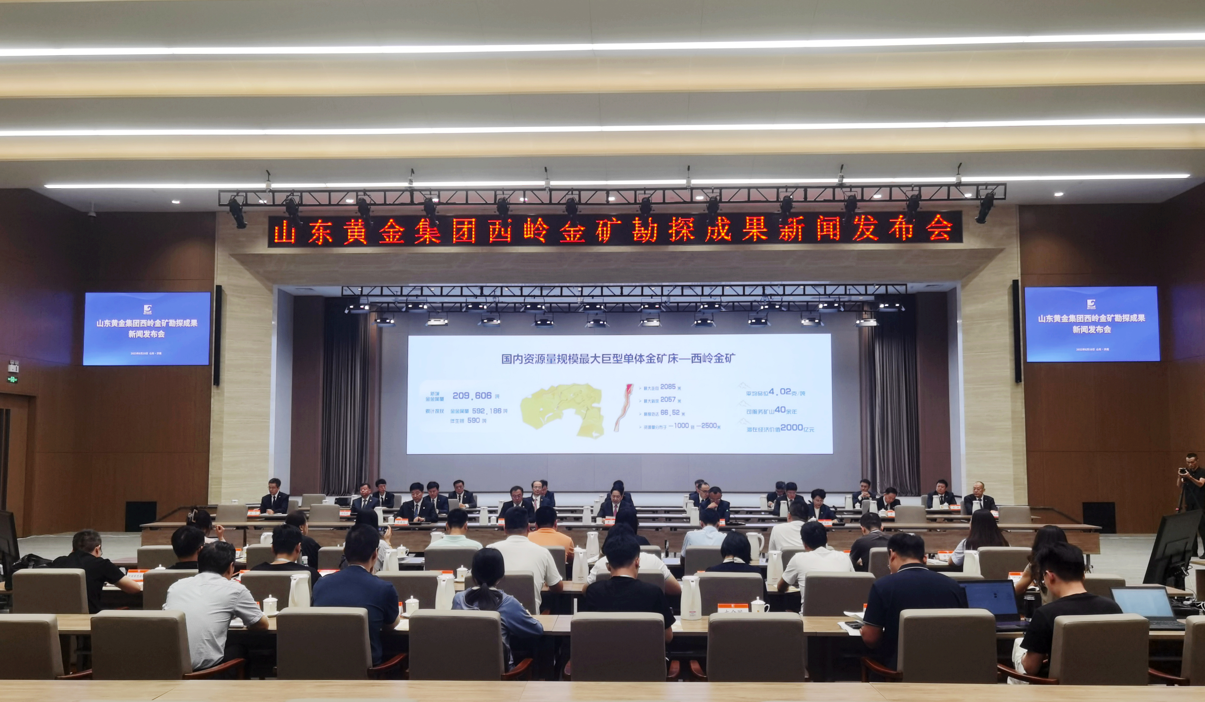 山东黄金集团探明世界级全国最大单体金矿床 累计探获金金属量592吨 潜在经济价值超2000亿元