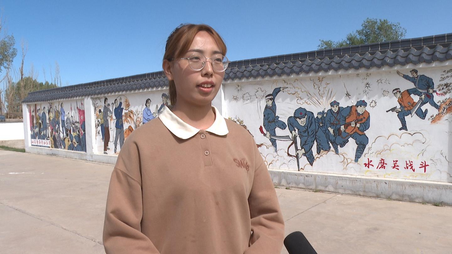 “绘”说话的院墙见过没?来永昌这儿聆听红色故事