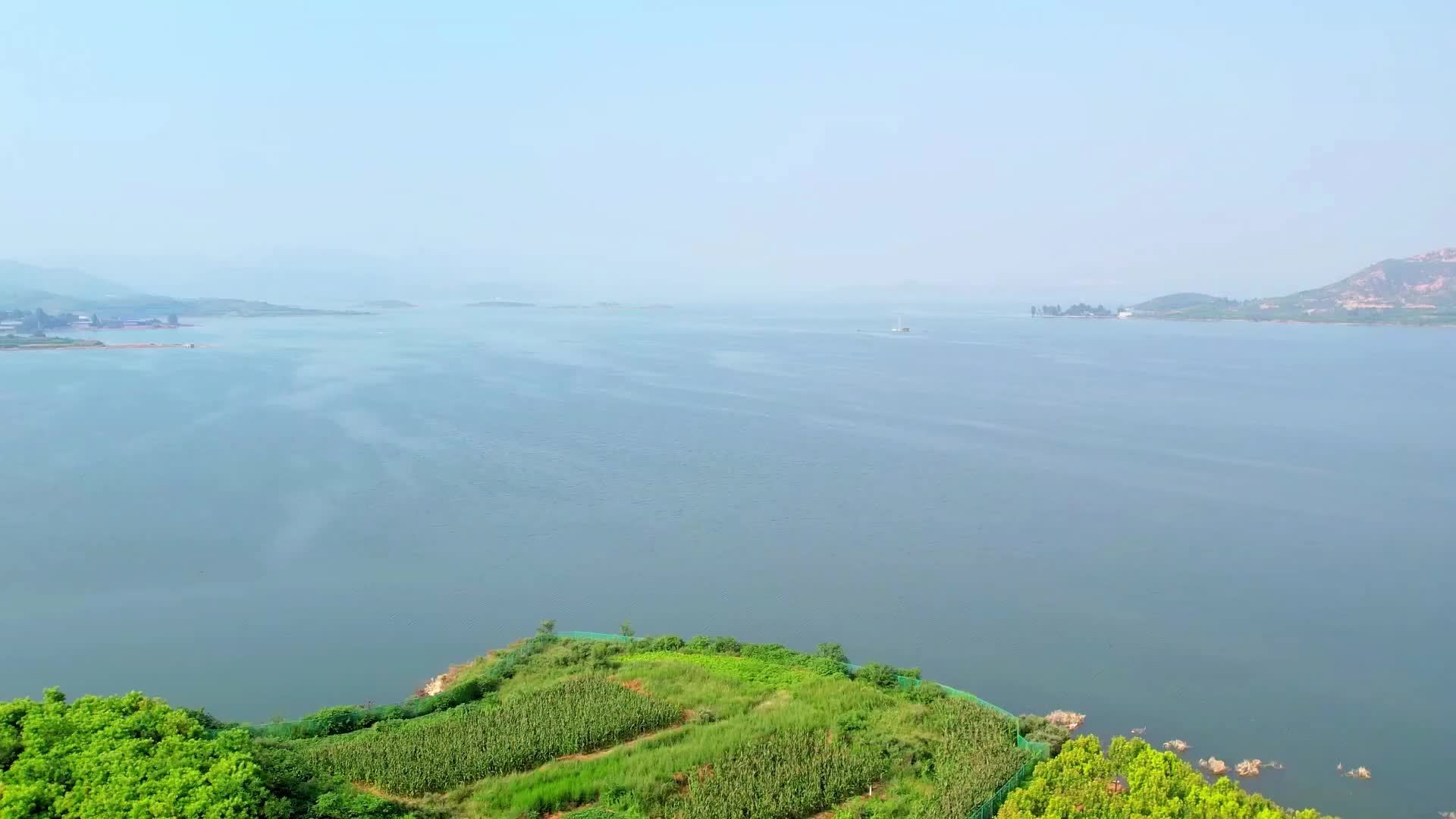 瞰中国｜河北曲阳：生态水库景色如画