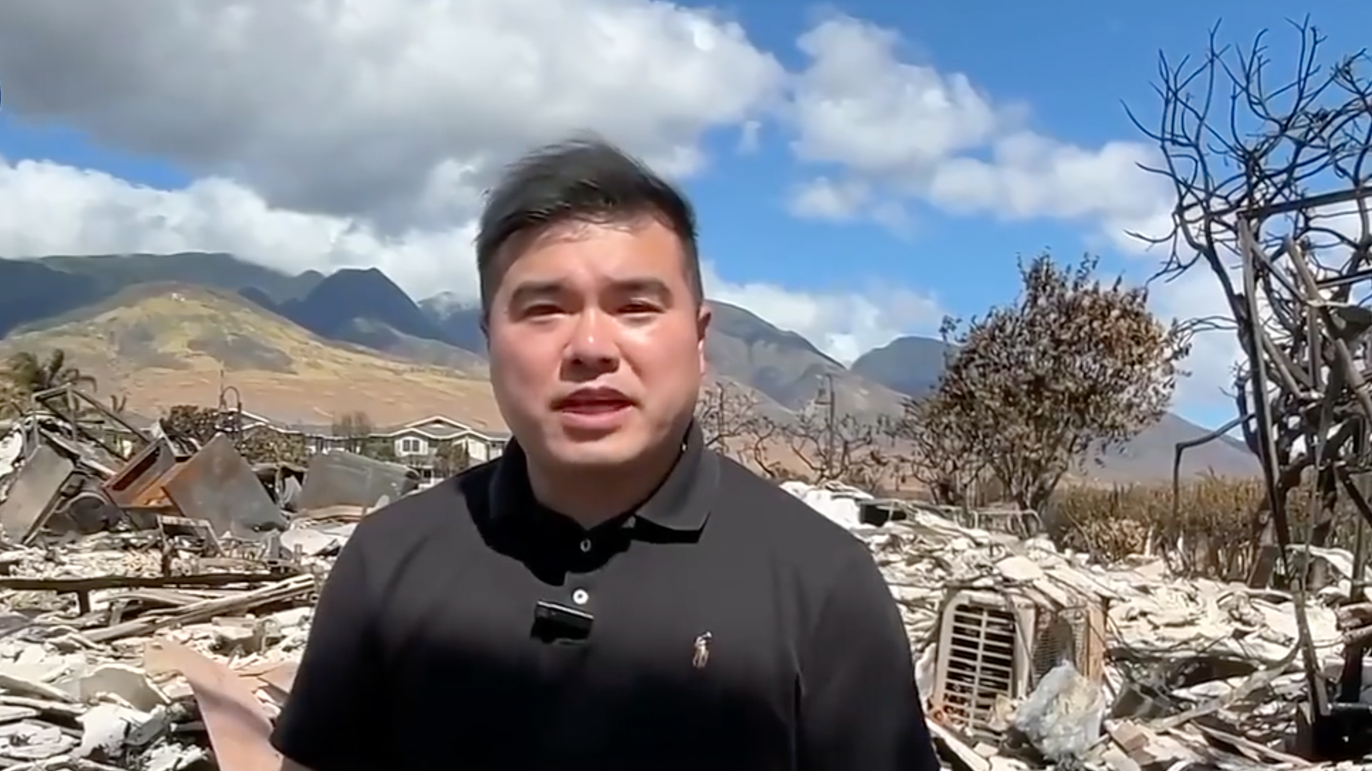 现场报道｜凤凰记者赴拉海纳直击火灾现场满目疮痍