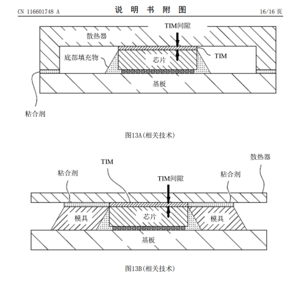 華為公布倒裝芯片封裝最新專利：改善散熱、CPU、GPU等都能用