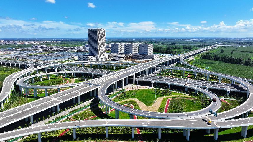 “三路七桥”路网体系已全面贯通