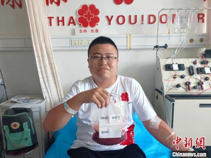 第158例造血干细胞捐献者贺宏达。吉林省红十字会供图